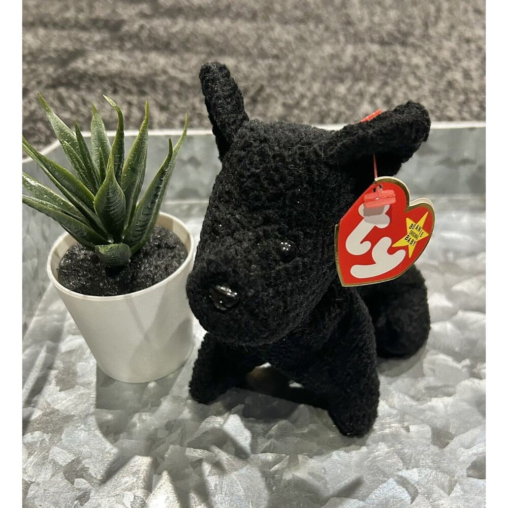 Ty Beanie Baby‎ "Scottie" the Scottish Terrier Dog w/all tags, Retired, 1996